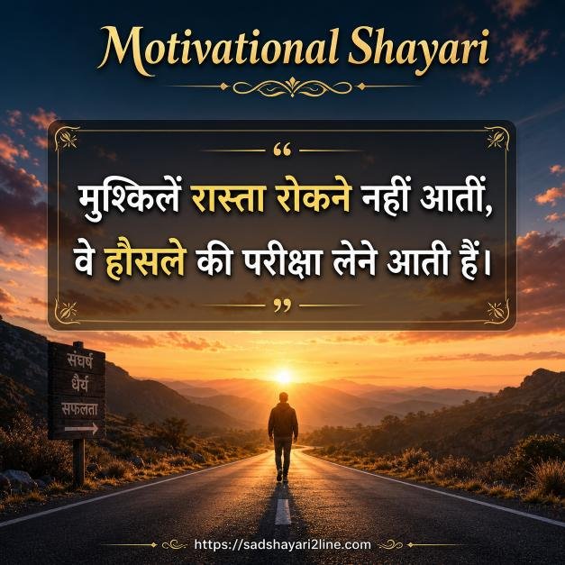  मोटिवेशनल शायरी | Motivational Shayari in Hindi