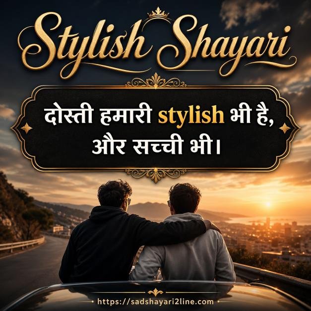 स्टाइलिश शायरी एटीट्यूड हिंदी | Stylish Shayari Attitude Hindi