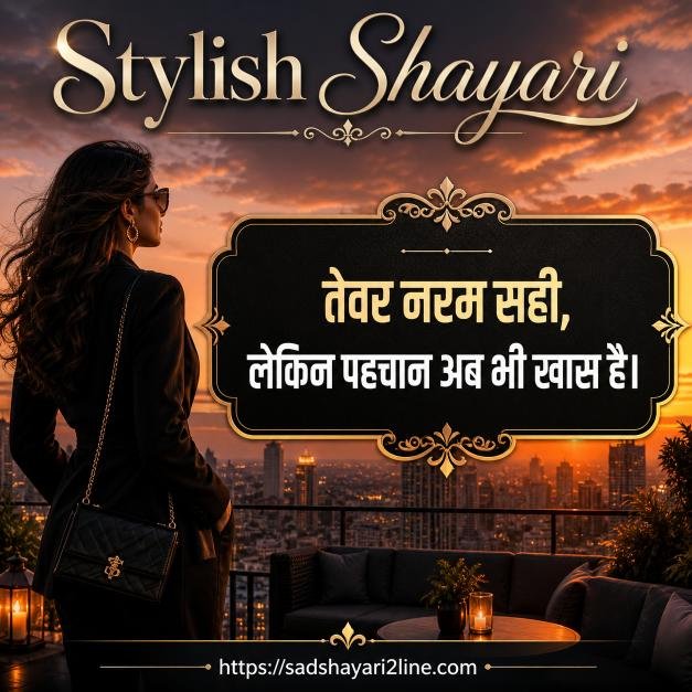 स्टाइलिश शायरी एटीट्यूड हिंदी | Stylish Shayari Attitude Hindi